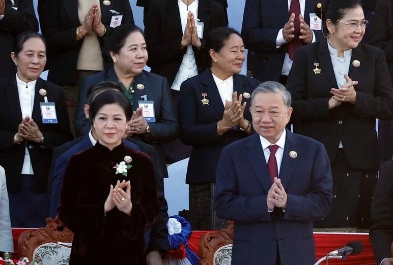 Party General Secretary To Lam attends grand 50th National Day celebration in Laos